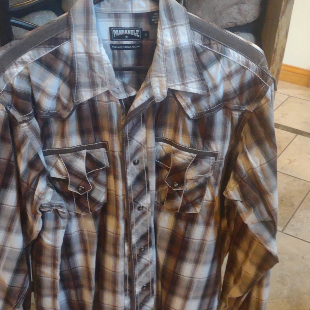 Pearl snap shirt